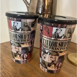 Taylor Swift Eras Tour reusable cup set of 2